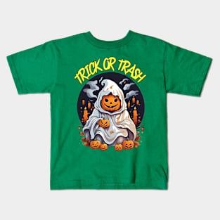 Trick or Trash Spooktacular Kids T-Shirt